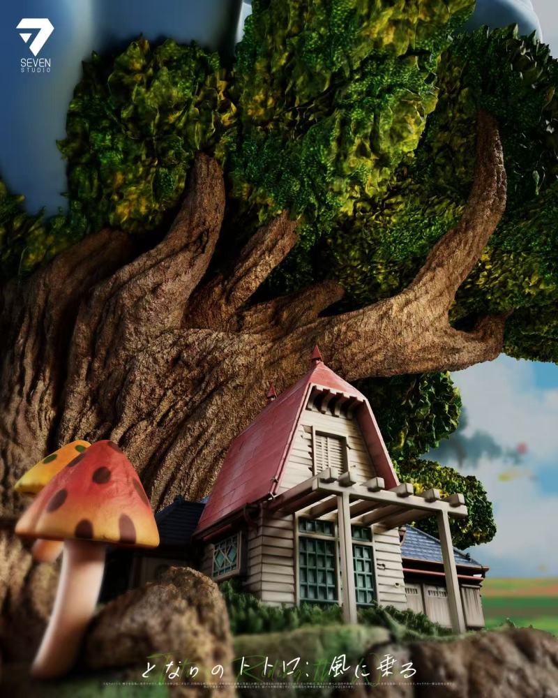 [Preorder] Seven Studio - Totoro Ride The Wind - My Neighbor Totoro Resin Statue