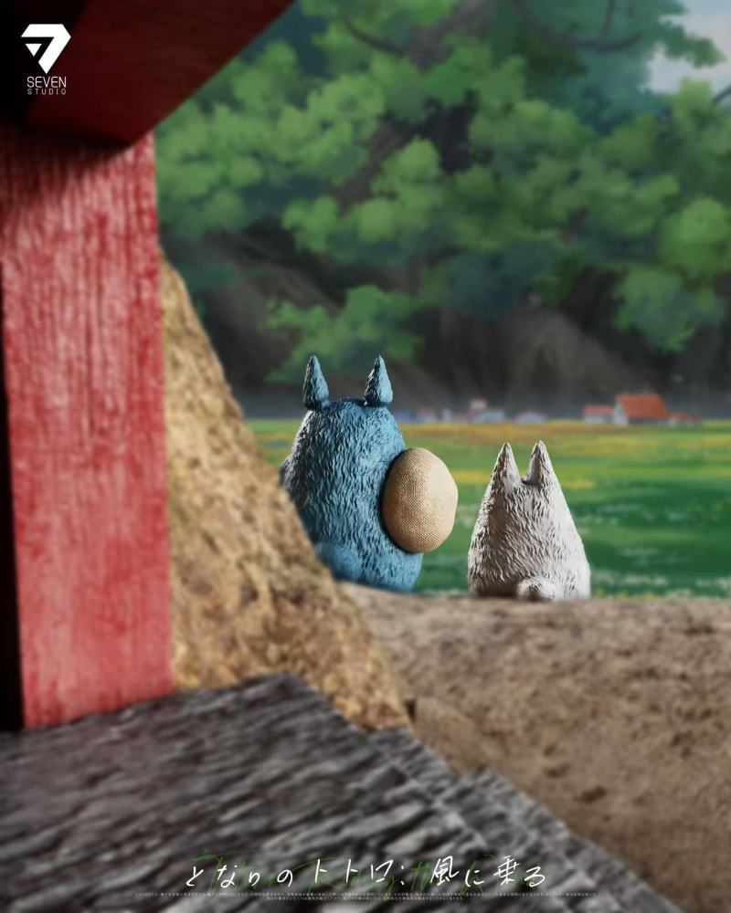 [Preorder] Seven Studio - Totoro Ride The Wind - My Neighbor Totoro Resin Statue