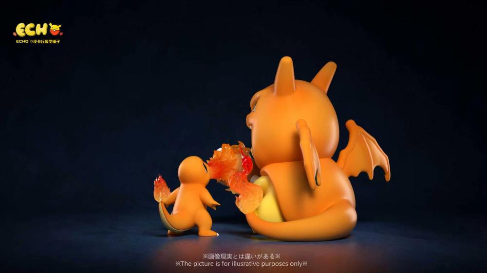 Echo Studio - Pikachu Cosplay Kanto Starters - Pokemon Resin Statue