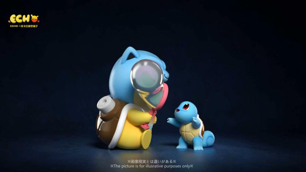 Echo Studio - Pikachu Cosplay Kanto Starters - Pokemon Resin Statue