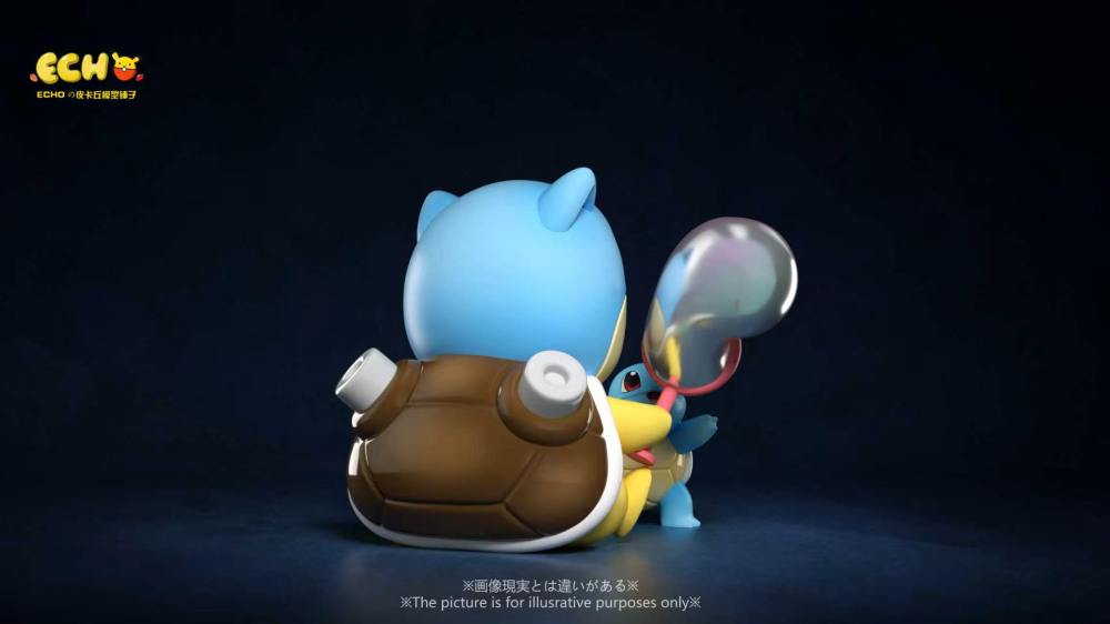 Echo Studio - Pikachu Cosplay Kanto Starters - Pokemon Resin Statue