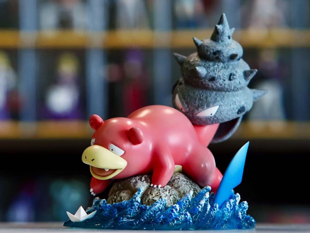 YoHoToys Studio - Slowpoke Evolution - Pokemon Resin Statue
