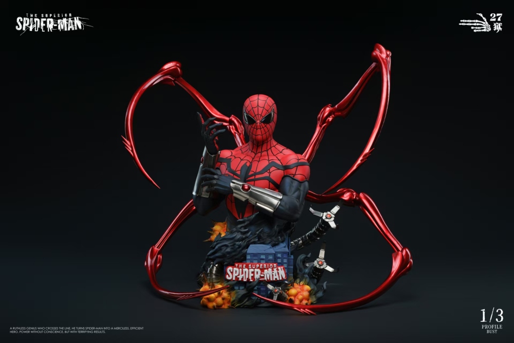 [Preorder] 27Abyss Studio - The Superior Spider Man Bust - Spider Man Resin Statue