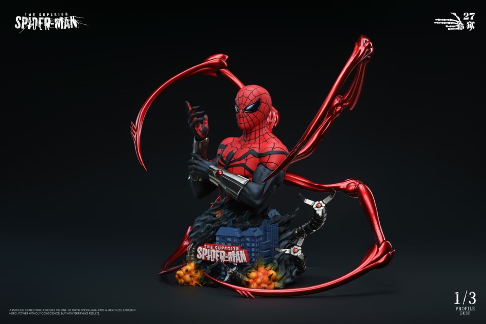 [Preorder] 27Abyss Studio - The Superior Spider Man Bust - Spider Man Resin Statue