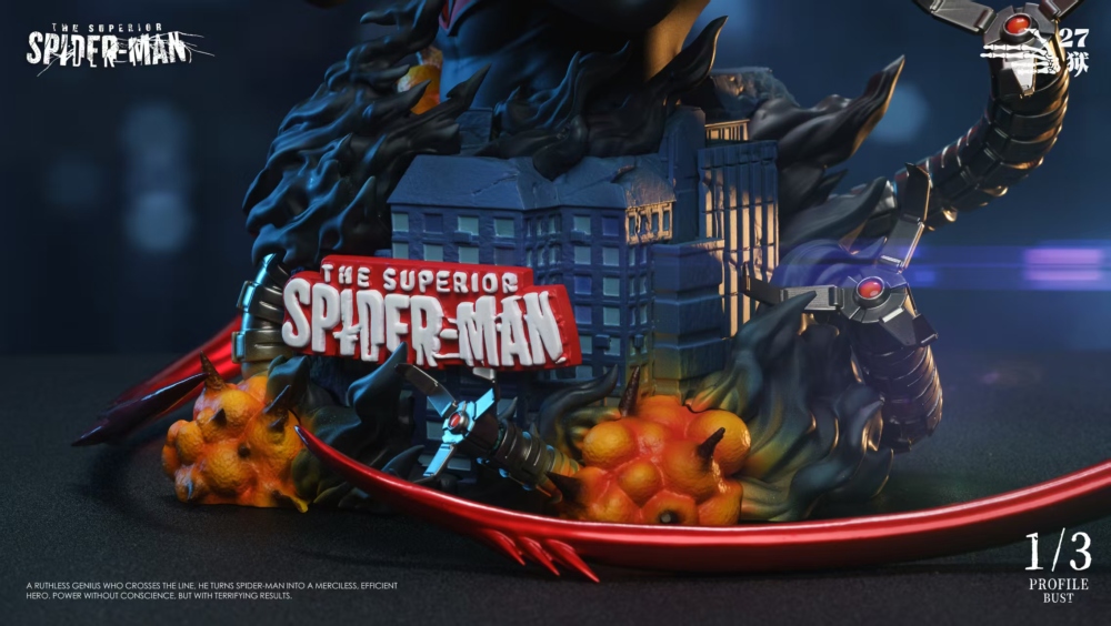 [Preorder] 27Abyss Studio - The Superior Spider Man Bust - Spider Man Resin Statue