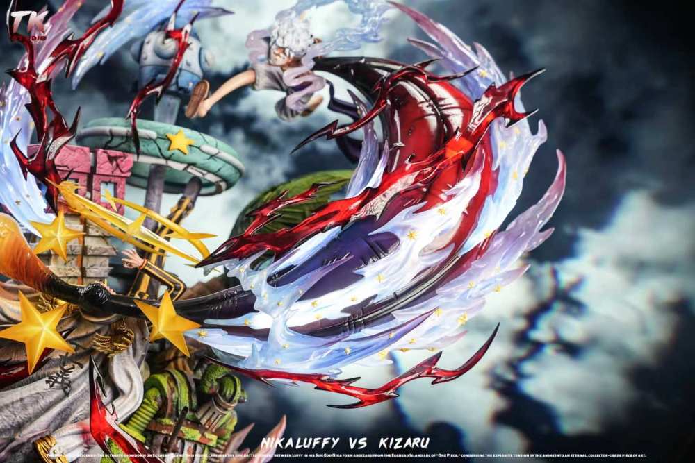 [Preorder] TK Studio - Nika Luffy Vs Kizaru Borsalino - One Piece Resin Statue