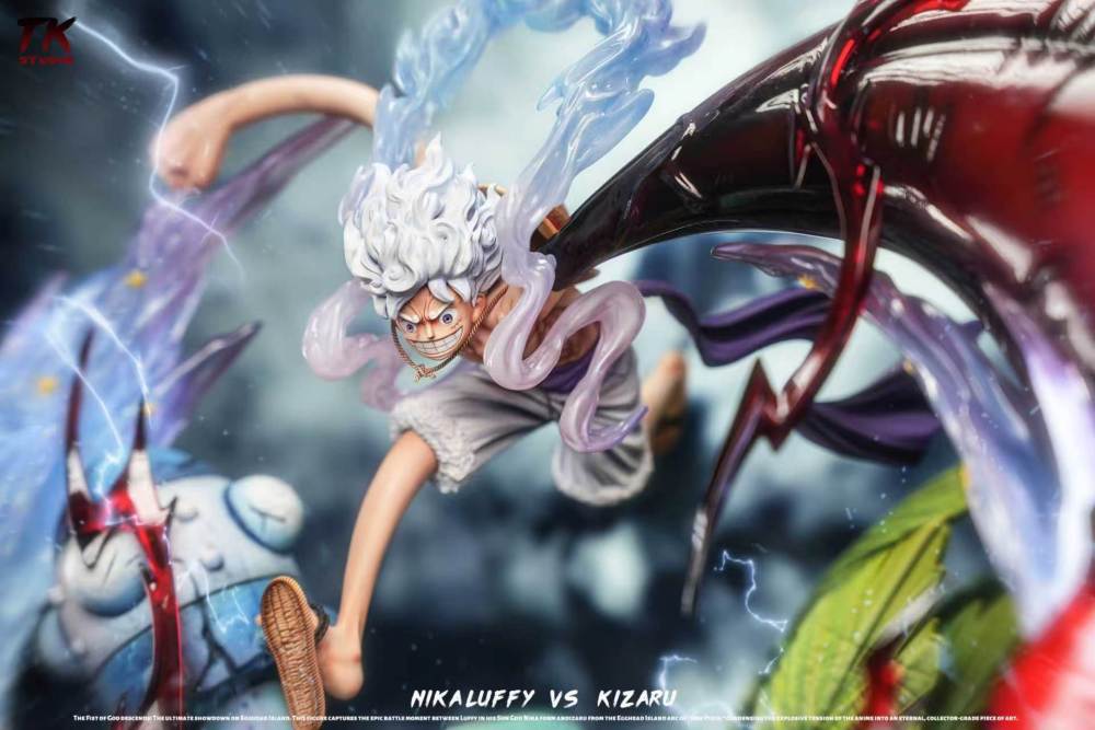 [Preorder] TK Studio - Nika Luffy Vs Kizaru Borsalino - One Piece Resin Statue