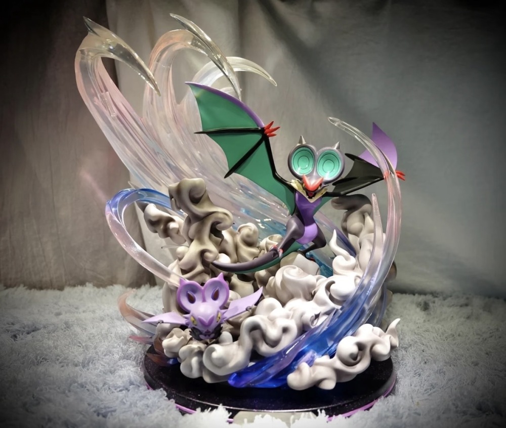 King Finger Studio - Noibat x Noivern - Pokemon Resin Statue