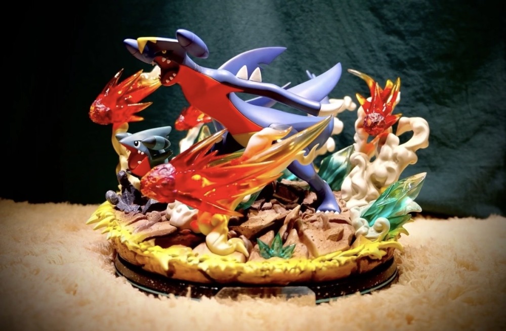 King Finger Studio - Garchomp - Pokemon Resin Statue