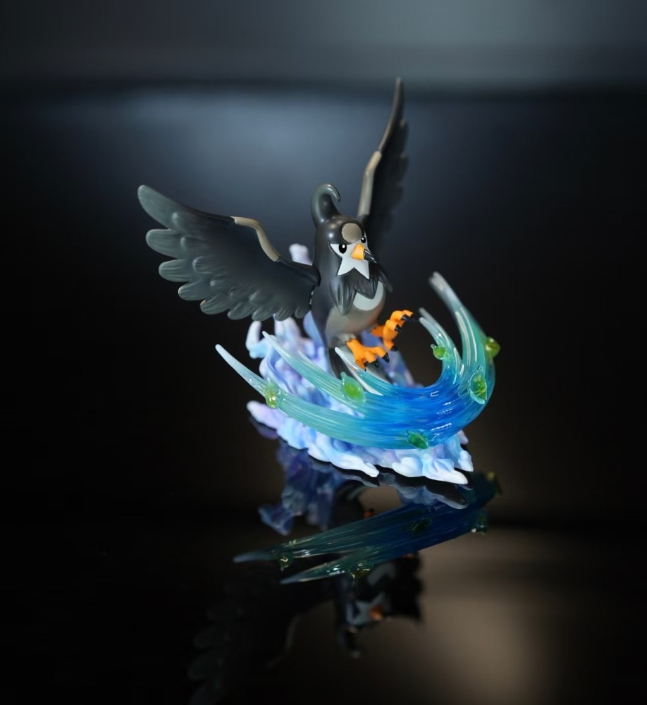 Kalpa Akasa Studio - Staraptor Evolution Ecology Scene - Pokemon Resin Statue