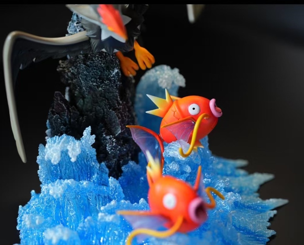 Kalpa Akasa Studio - Staraptor Evolution Ecology Scene - Pokemon Resin Statue