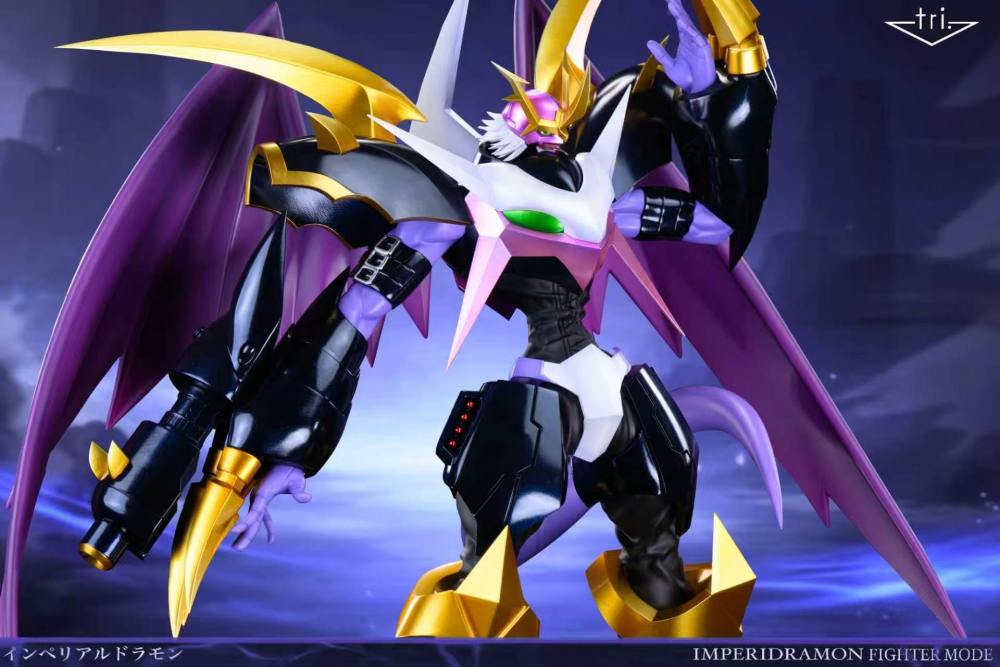 [Preorder] Tri x T1 Studio - Imperialdramon Fighter Mode Vengeful - Digimon Resin Statue