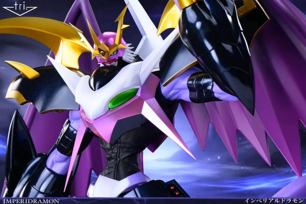 [Preorder] Tri x T1 Studio - Imperialdramon Fighter Mode Vengeful - Digimon Resin Statue