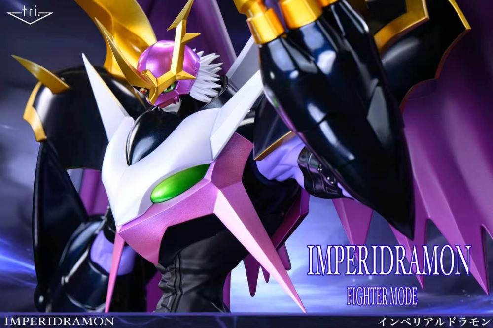 [Preorder] Tri x T1 Studio - Imperialdramon Fighter Mode Vengeful - Digimon Resin Statue