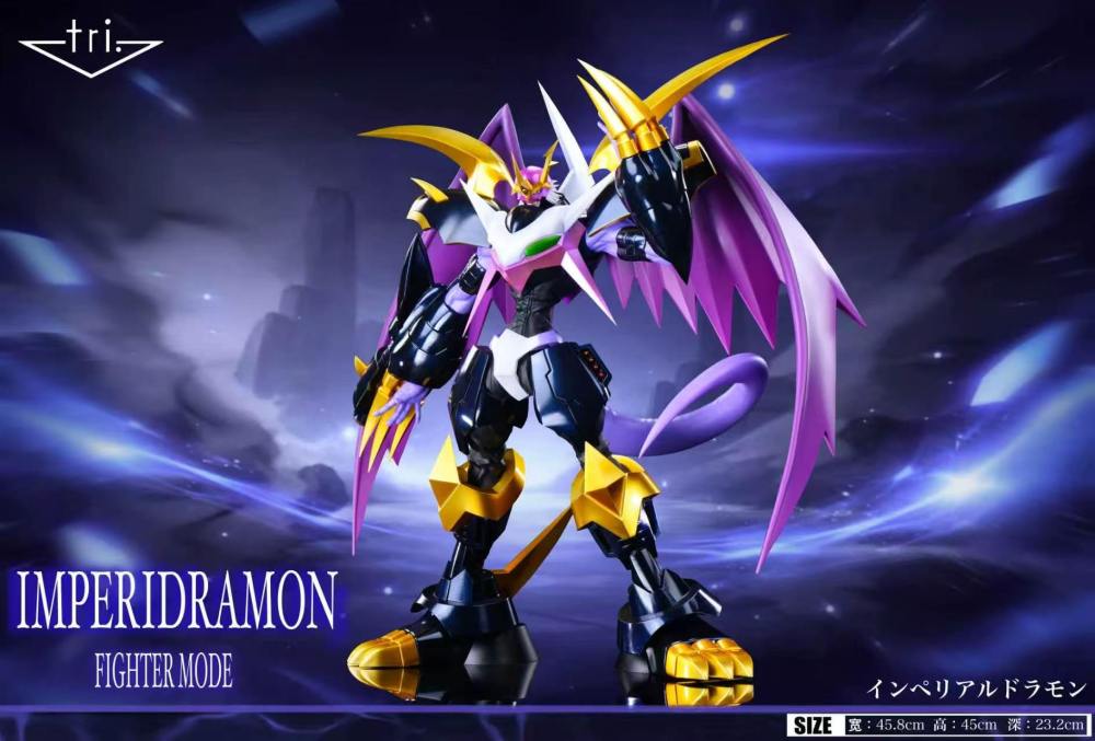 [Preorder] Tri x T1 Studio - Imperialdramon Fighter Mode Vengeful - Digimon Resin Statue
