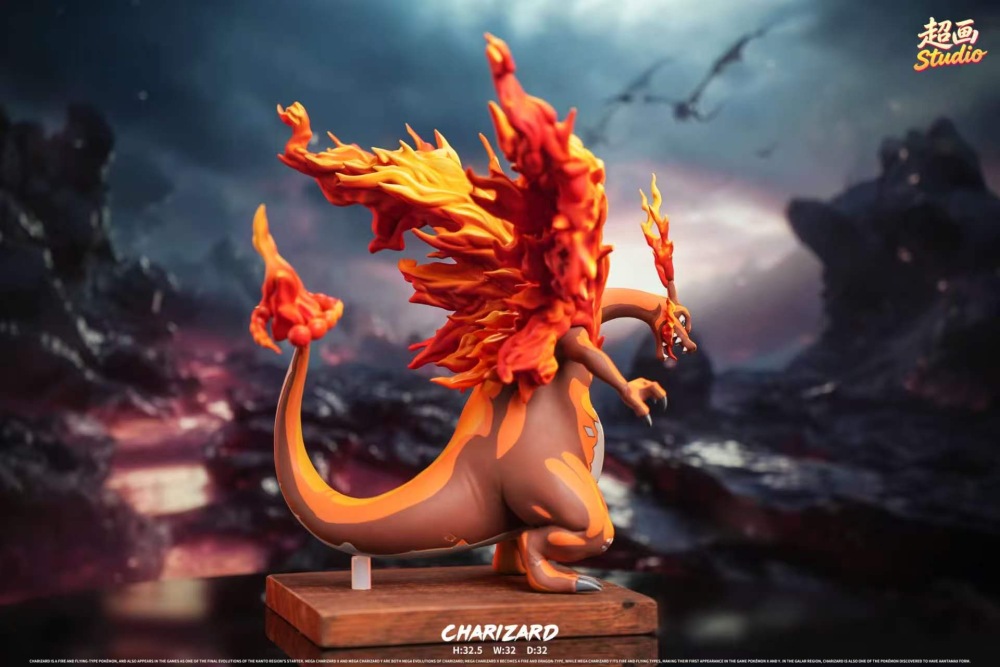 CH Studio - Gigantamax Charizard - Pokemon Resin Statue