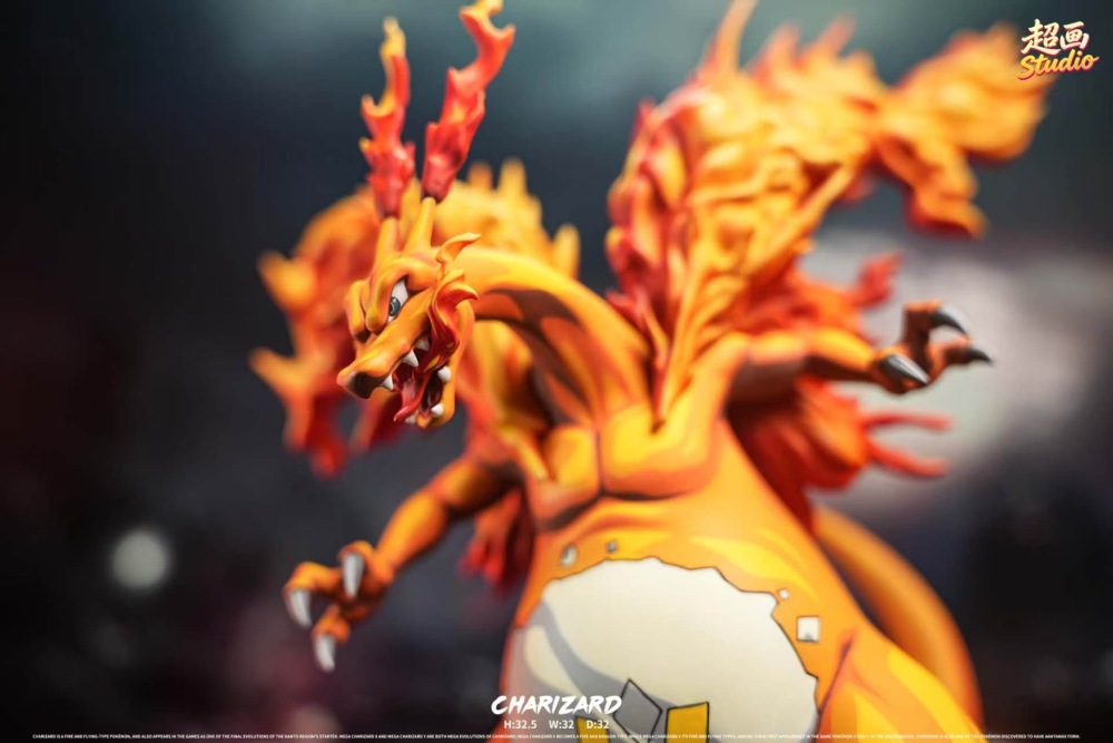CH Studio - Gigantamax Charizard - Pokemon Resin Statue