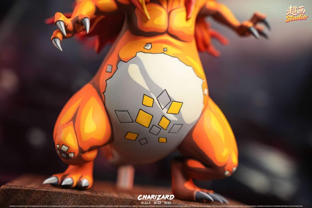 CH Studio - Gigantamax Charizard - Pokemon Resin Statue