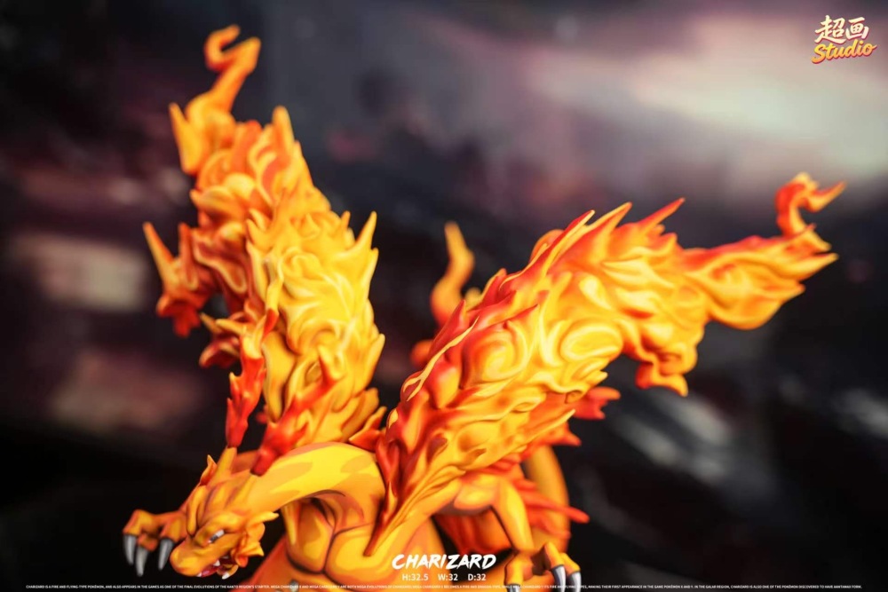 CH Studio - Gigantamax Charizard - Pokemon Resin Statue