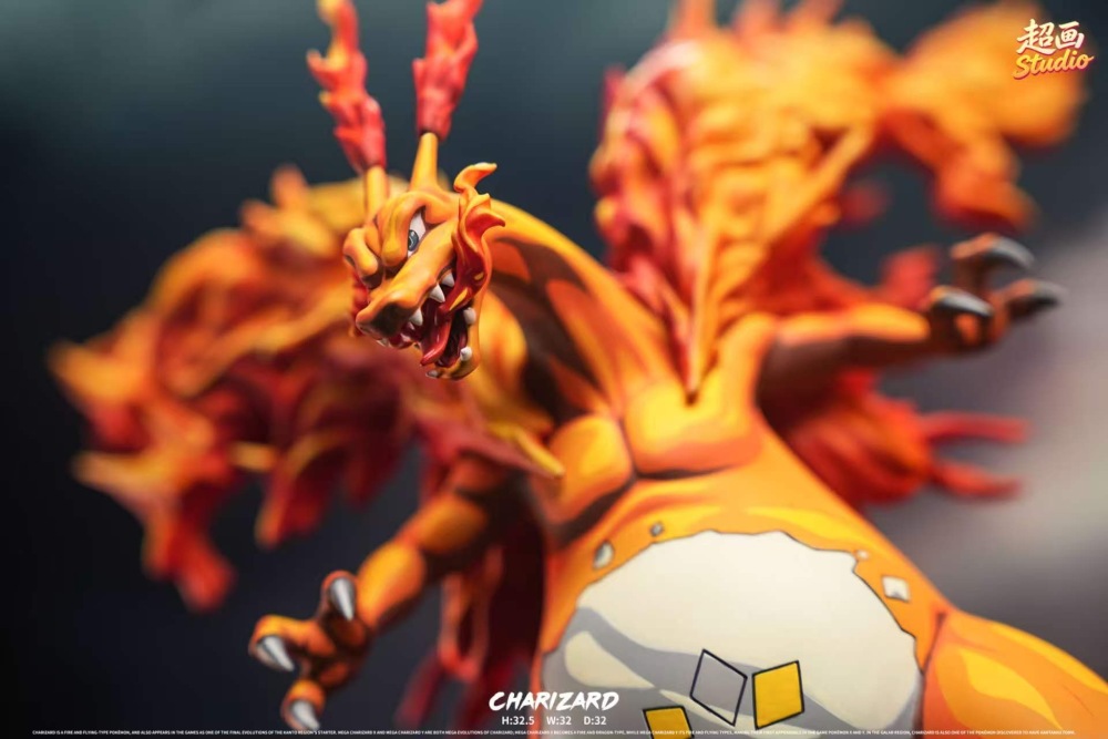 CH Studio - Gigantamax Charizard - Pokemon Resin Statue