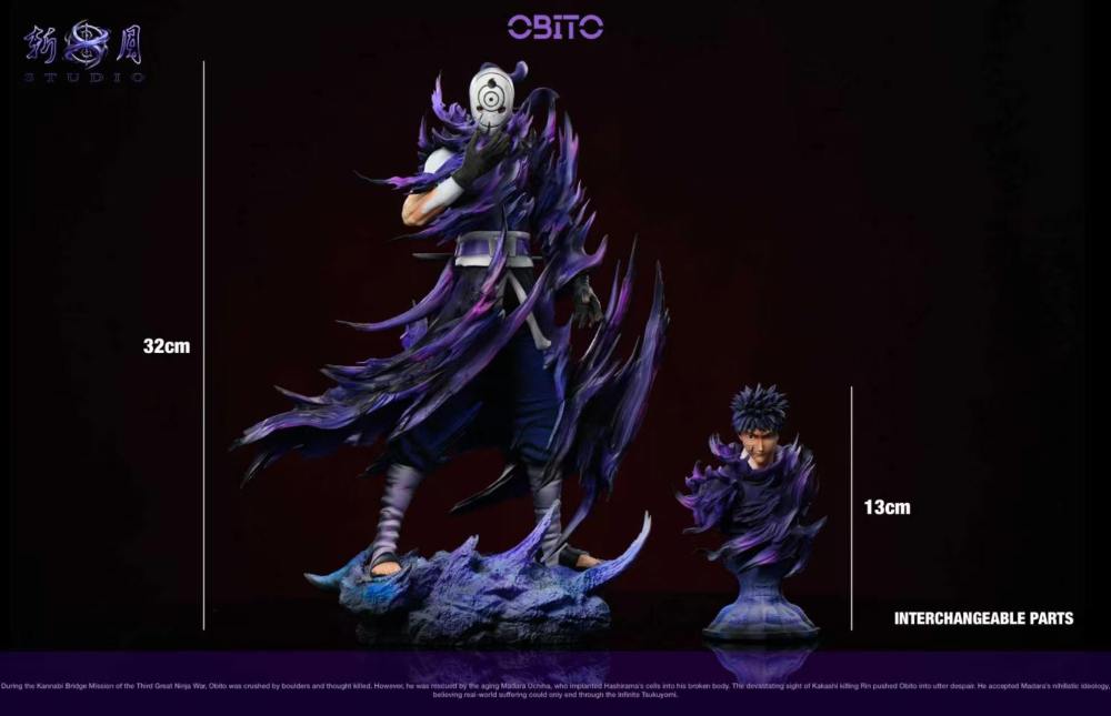 [Preorder] ZhanYue Studio - Uchiha Obito - Naruto Resin Statue