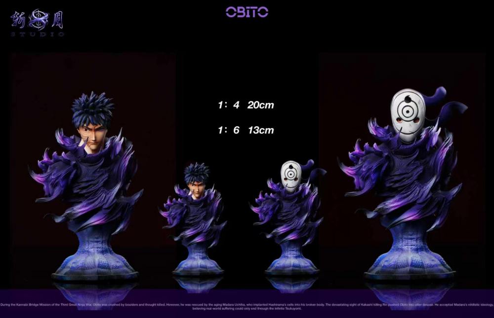 [Preorder] ZhanYue Studio - Uchiha Obito - Naruto Resin Statue