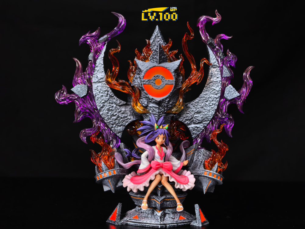 LV100 Club Studio - Iris Throne - Pokemon Resin Statue