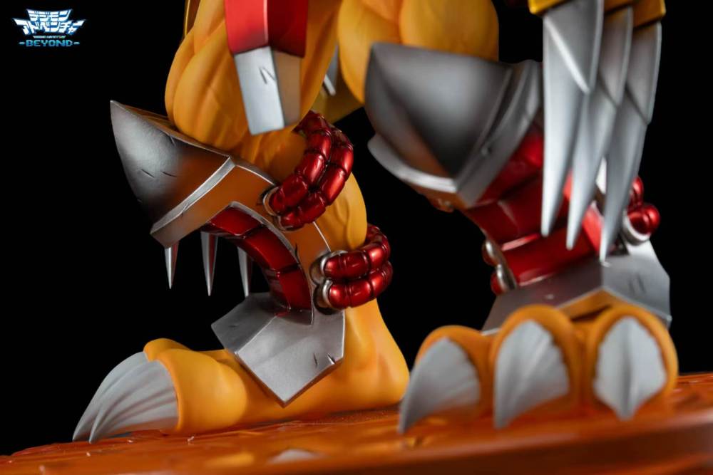 Damdam Studio - Wargreymon x Agumon - Digimon Resin Statue