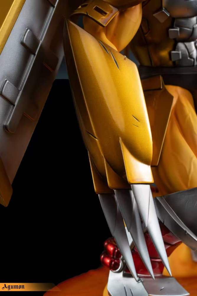 Damdam Studio - Wargreymon x Agumon - Digimon Resin Statue