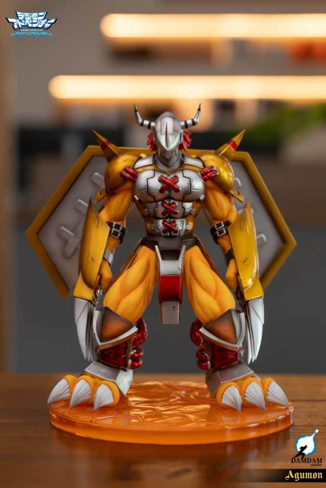 Damdam Studio - Wargreymon x Agumon - Digimon Resin Statue