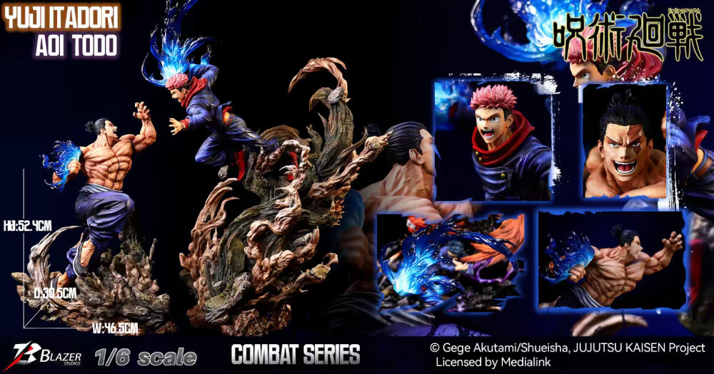 [Preorder] Blazer Studio - Yuji Itadori Vs Aoi Todo - Jujutsu Kaisen Licensed Statue