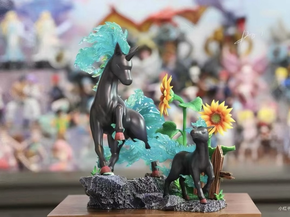 Popcorn Studio - Ponyta x Rapidash - Pokemon Resin Statue