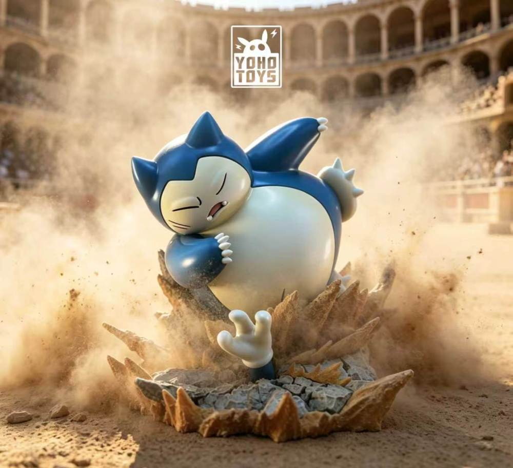 YoHoToys Studio - Body Slam Snorlax - Pokemon Resin Statue