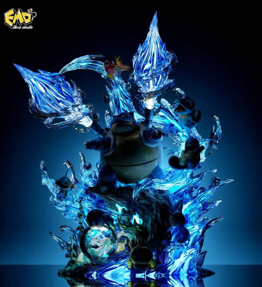 Emo Studio - Water Type Ecology Scene - Pokemon Resin Statue