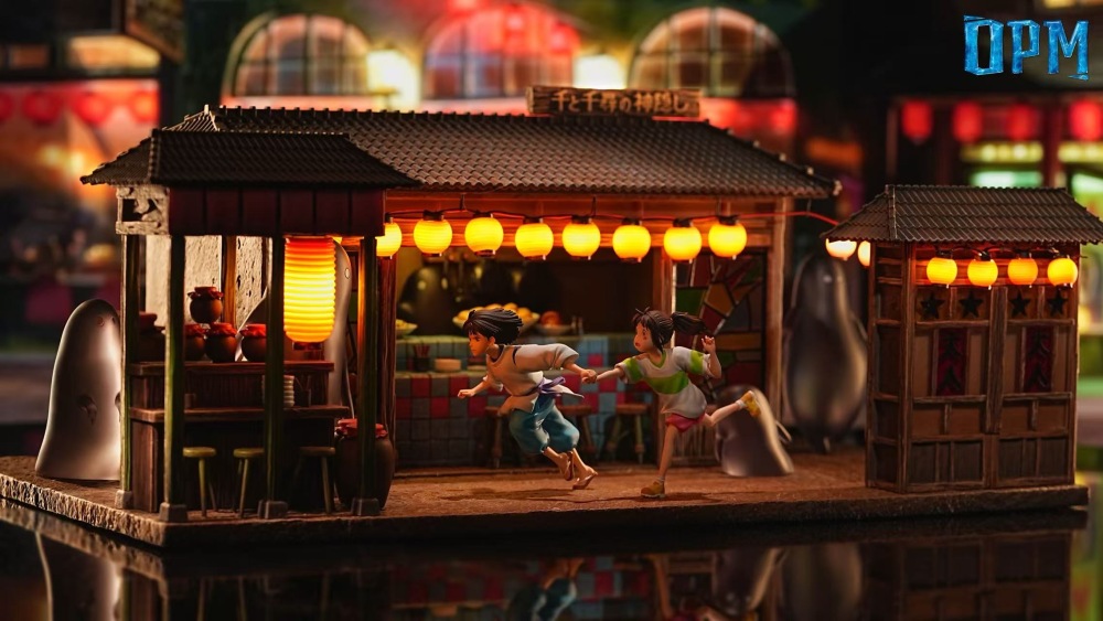 [Preorder] OPM Studio - Running Chihiro x Haku - Spirited Away Resin Statue