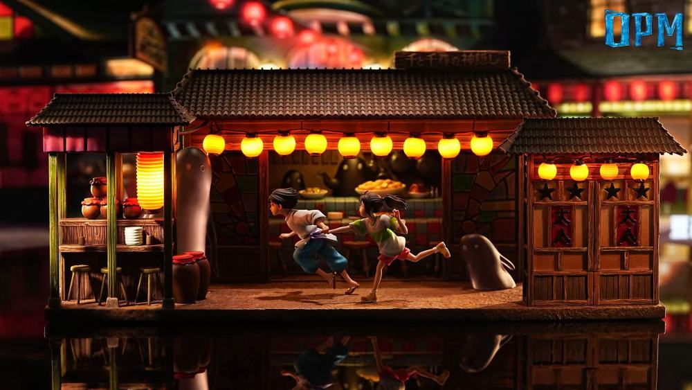 [Preorder] OPM Studio - Running Chihiro x Haku - Spirited Away Resin Statue