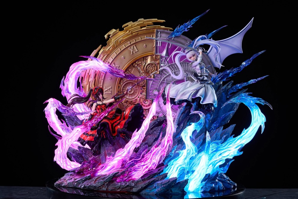 [In Stock ] Imagination Studio - Kurumi Tokisaki VS White Queen - Date a Live Resin Statue