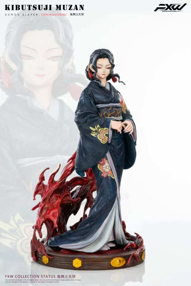 [Preorder] FXW Studio - Muzan Kibutsuji Geiko Form - Kimetsu No Yaiba Resin Statue