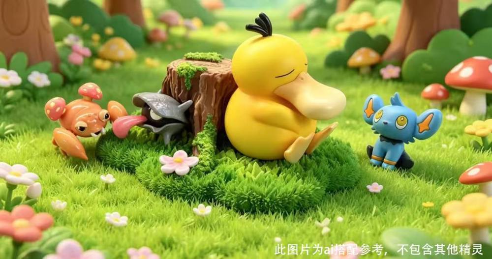 Double Moon Studio - Psyduck - Pokemon Resin Statue