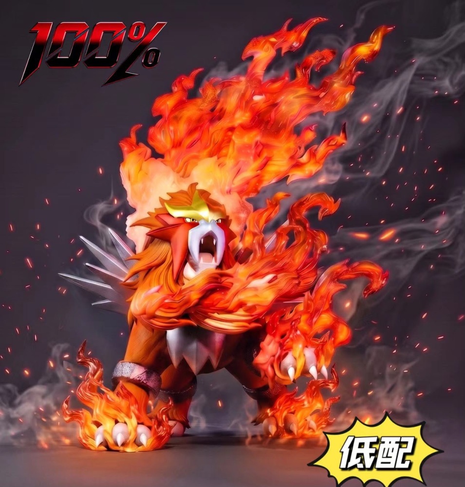 100% Studio - Entei - Pokemon Resin Statue