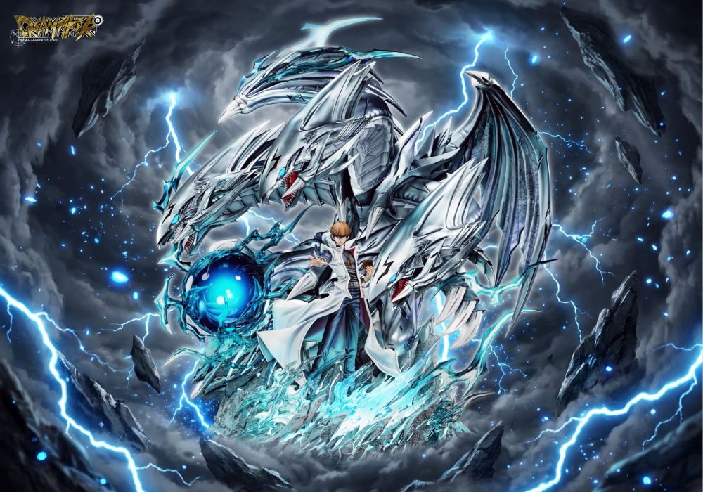 Dream Maker Studio - Blue Eyes Ultimate Dragon x Seto Kaiba - Yugioh Resin Statue