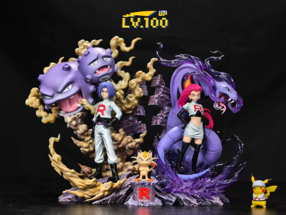 LV100 Club Studio - Team Rocket - Pokemon Resin Statue