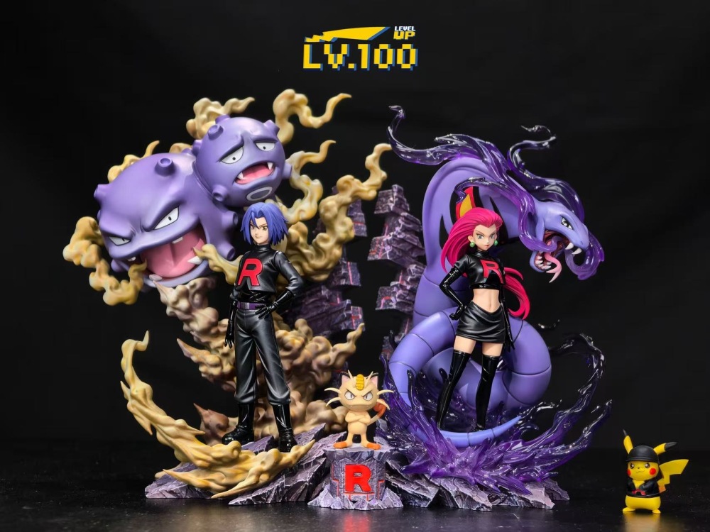LV100 Club Studio - Team Rocket - Pokemon Resin Statue
