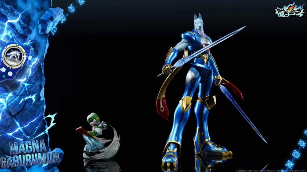 [Preorder] Zombie Car Studio - Magna Garurumon - Digimon Resin Statue