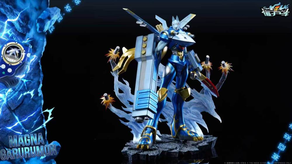 [Preorder] Zombie Car Studio - Magna Garurumon - Digimon Resin Statue