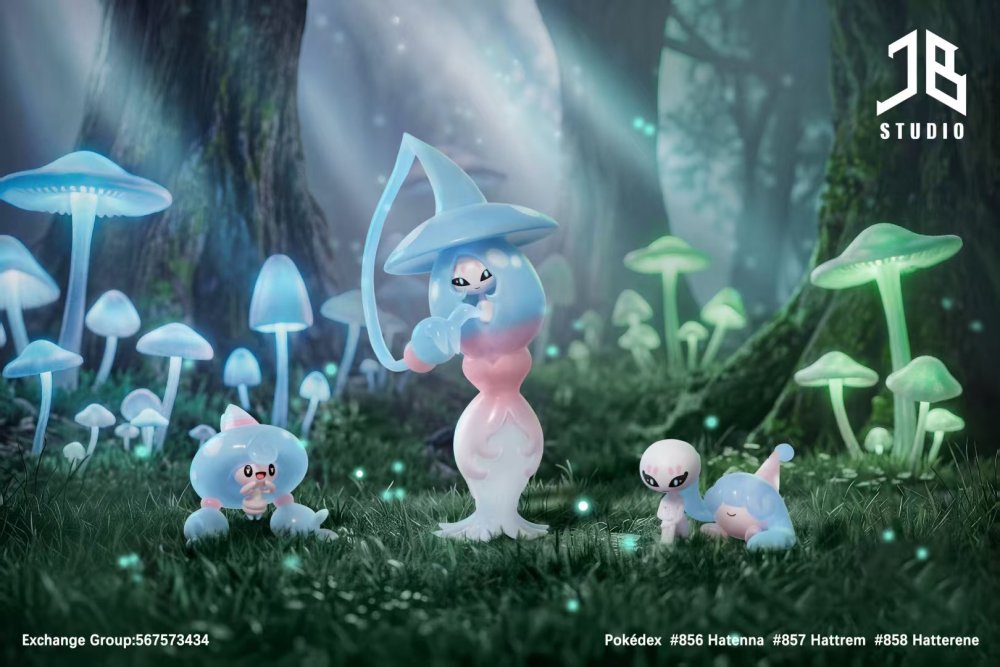 JB Studio - Hatterene Evolution - Pokemon Scale World