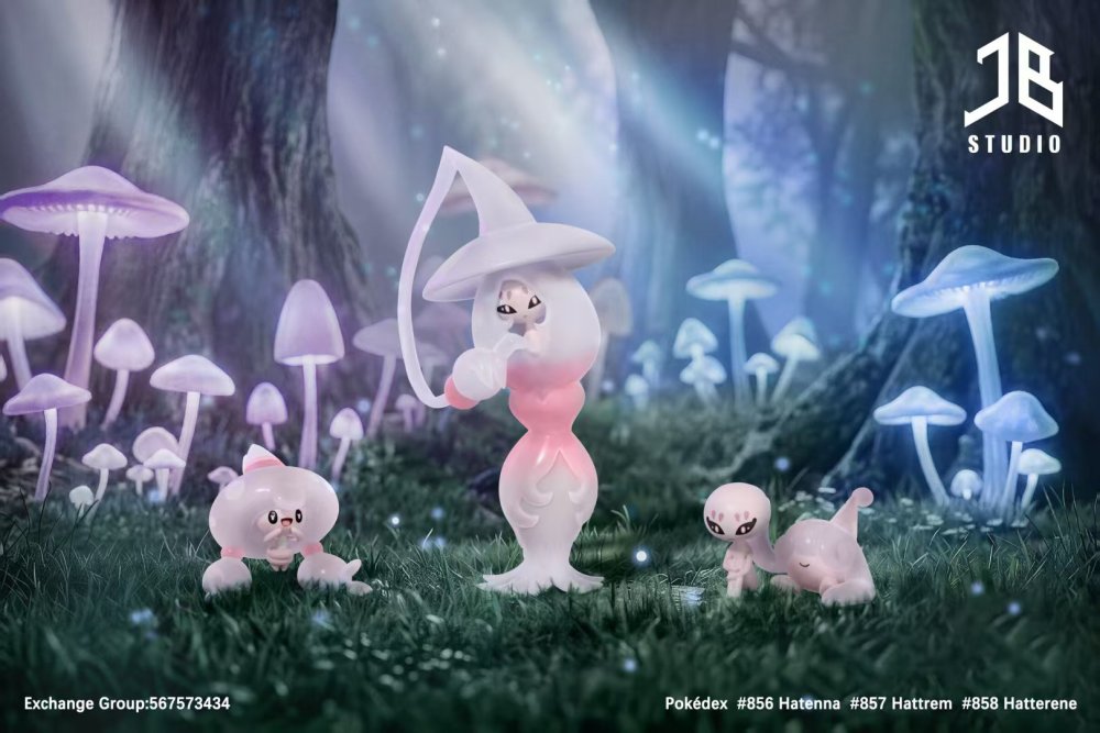 JB Studio - Hatterene Evolution - Pokemon Scale World