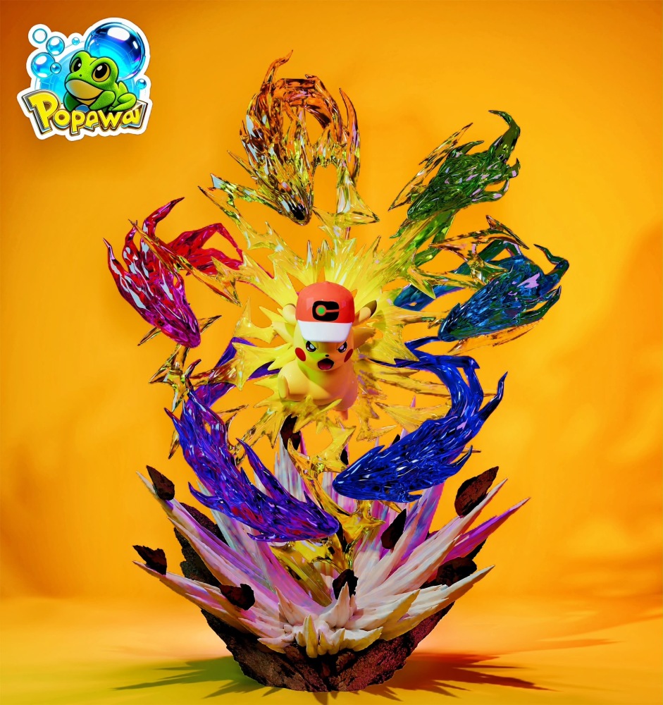 Popowa Studio - Pikachu 10000000 Volt Thunderbolt - Pokemon Resin Statue