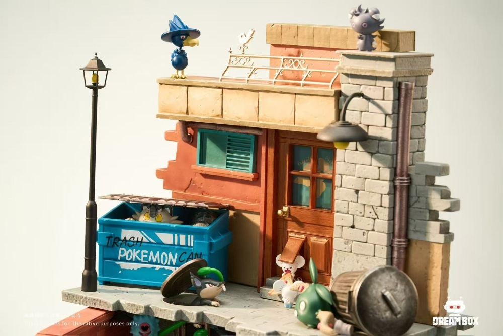 Dream Box Studio - City Ecology Pokemon Scene - Pokemon Resin Statue
