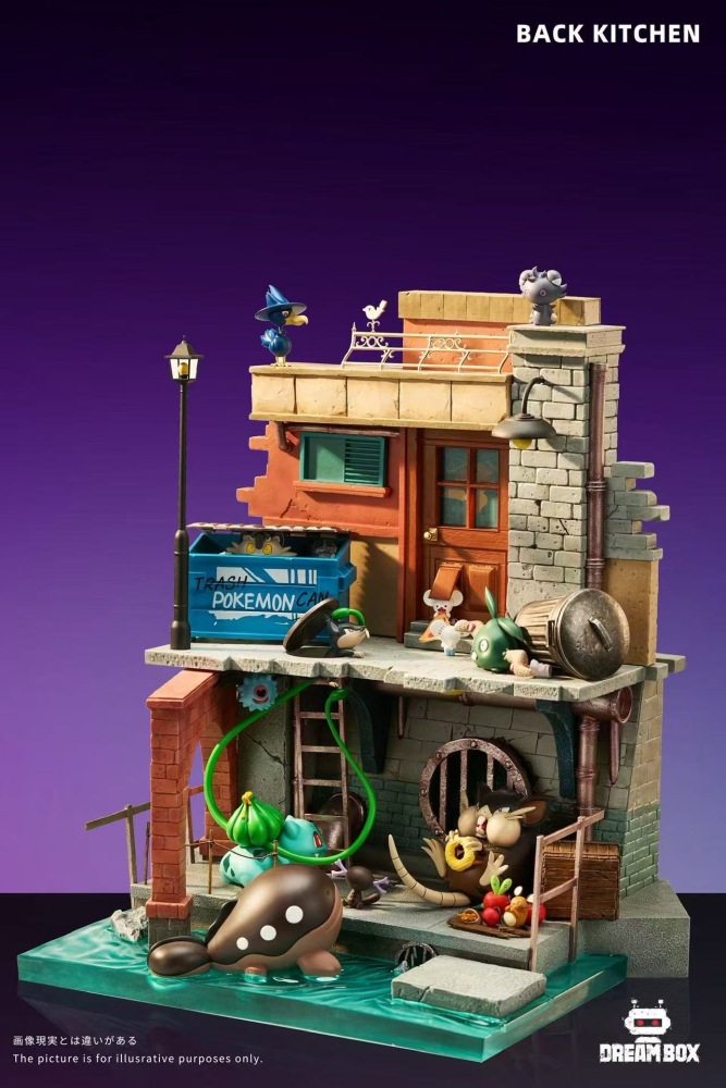 Dream Box Studio - City Ecology Pokemon Scene - Pokemon Resin Statue
